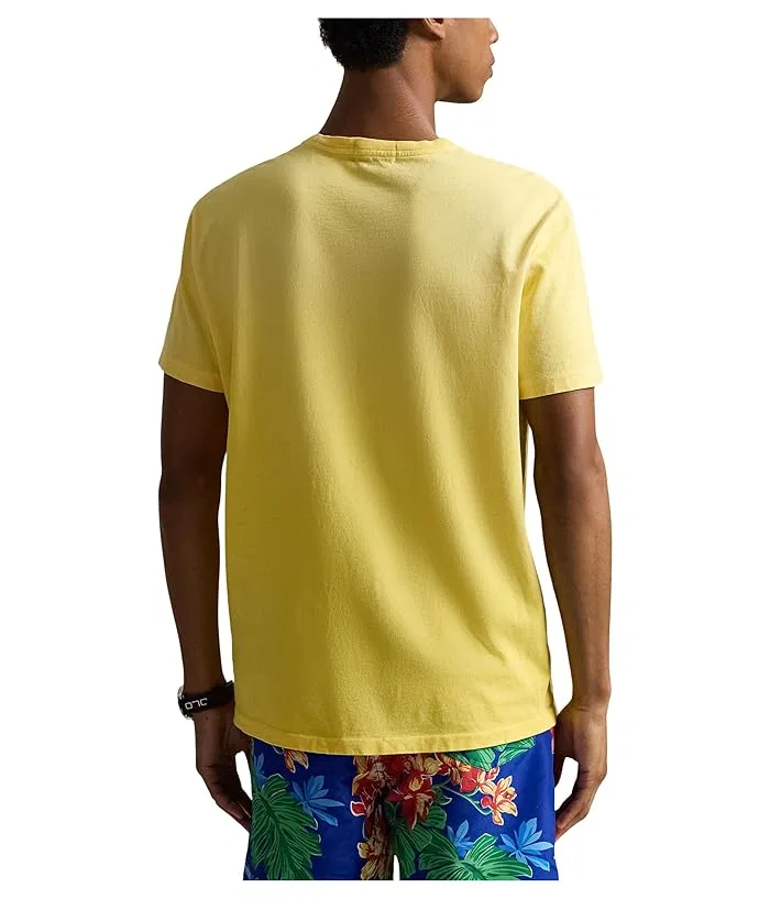 Футболка с графическим принтом Classic Fit Polo Ralph Lauren, Harbor Island Blue/Polo Black/Andover Heather — фото 3