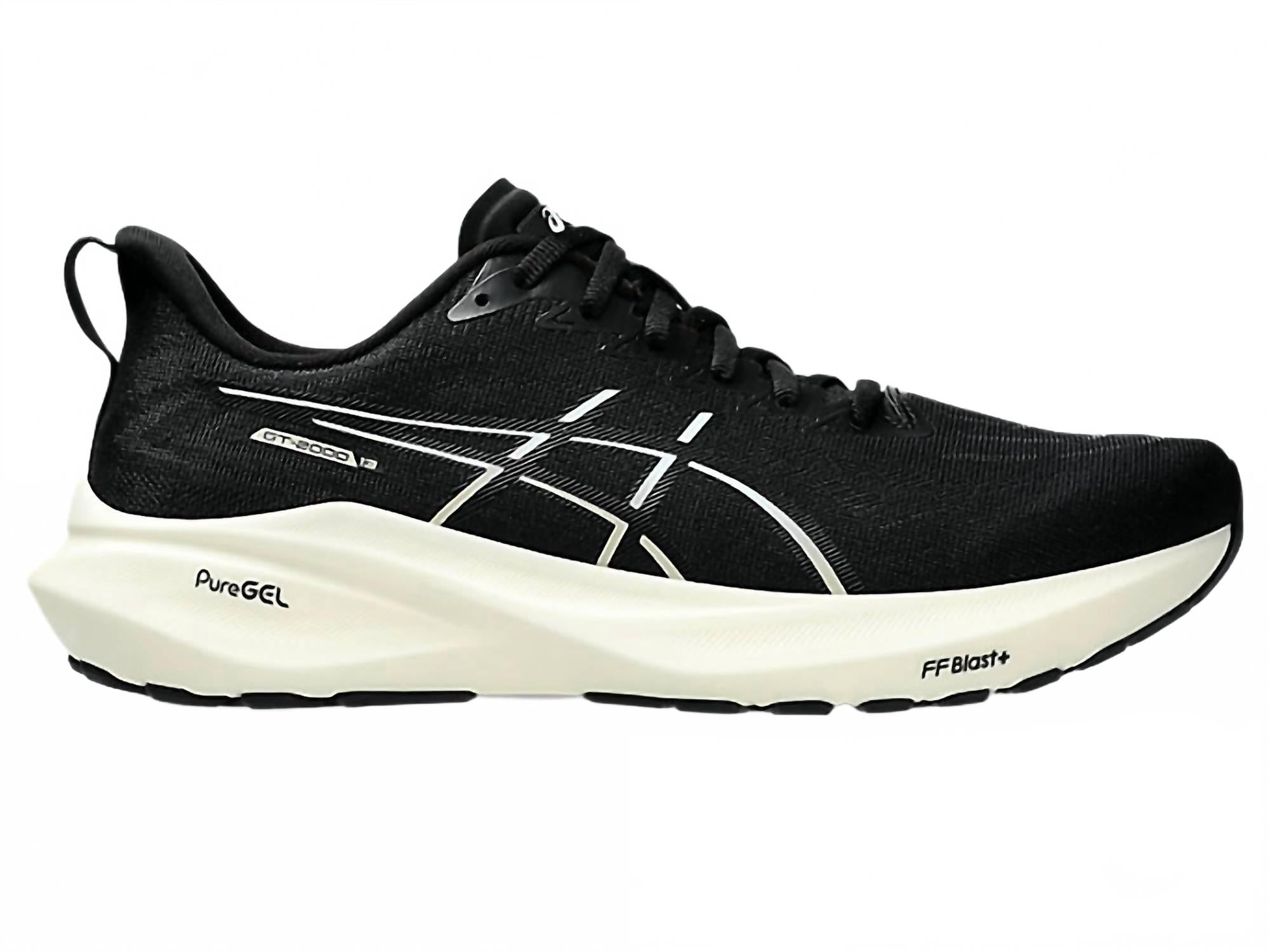 

Мужские беговые кроссовки Gt-2000 13 в черно-белом цвете Asics