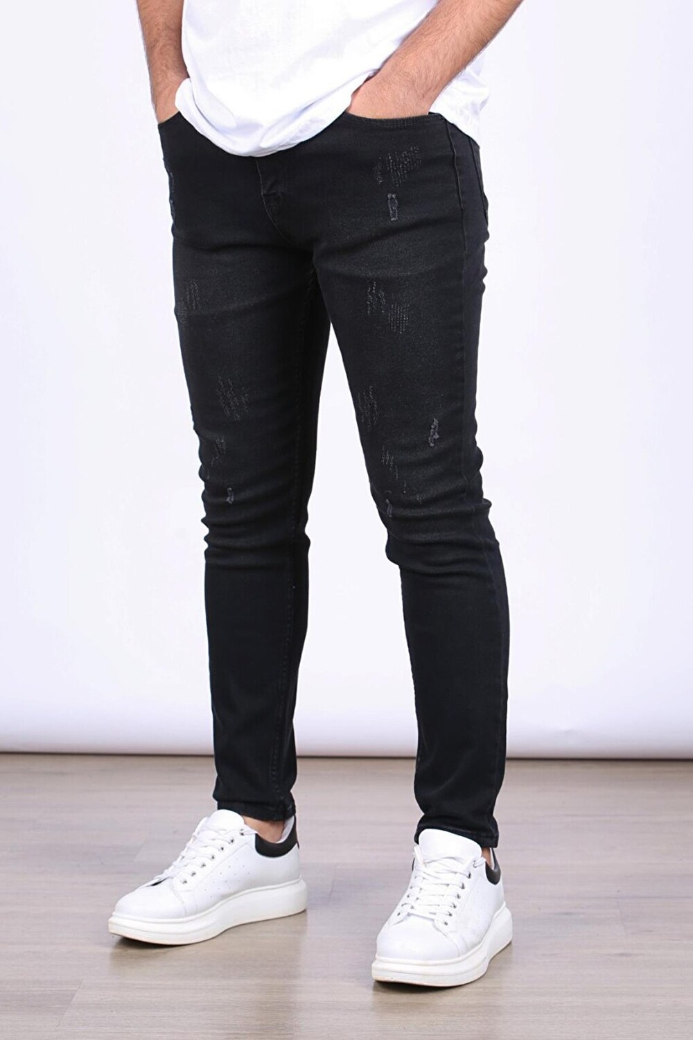 

Черные мужские джинсы Skinny Fit 5712 MADMEXT