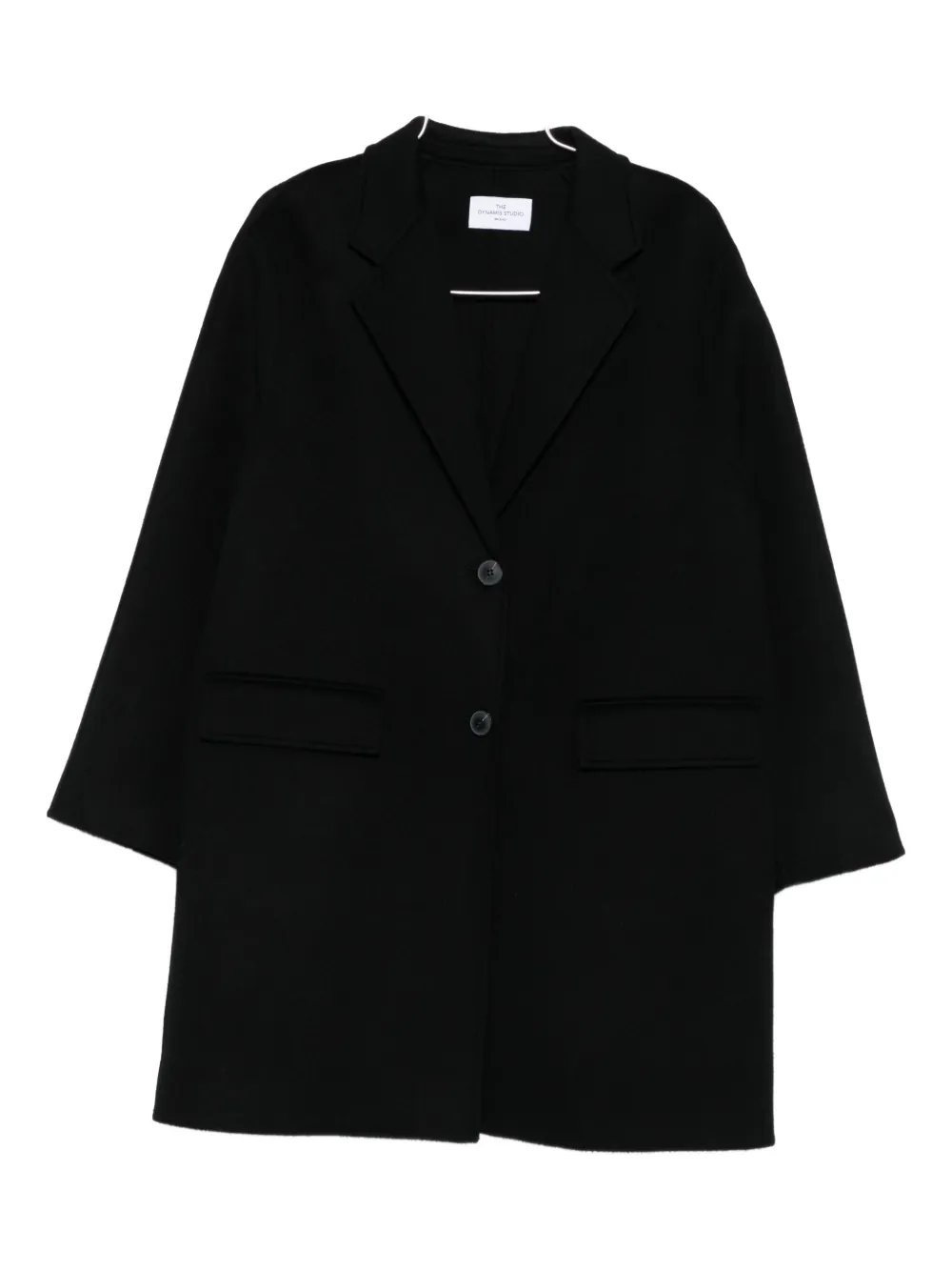 

Шерстяное пальто Oxford THE DYNAMIS STUDIO, черный