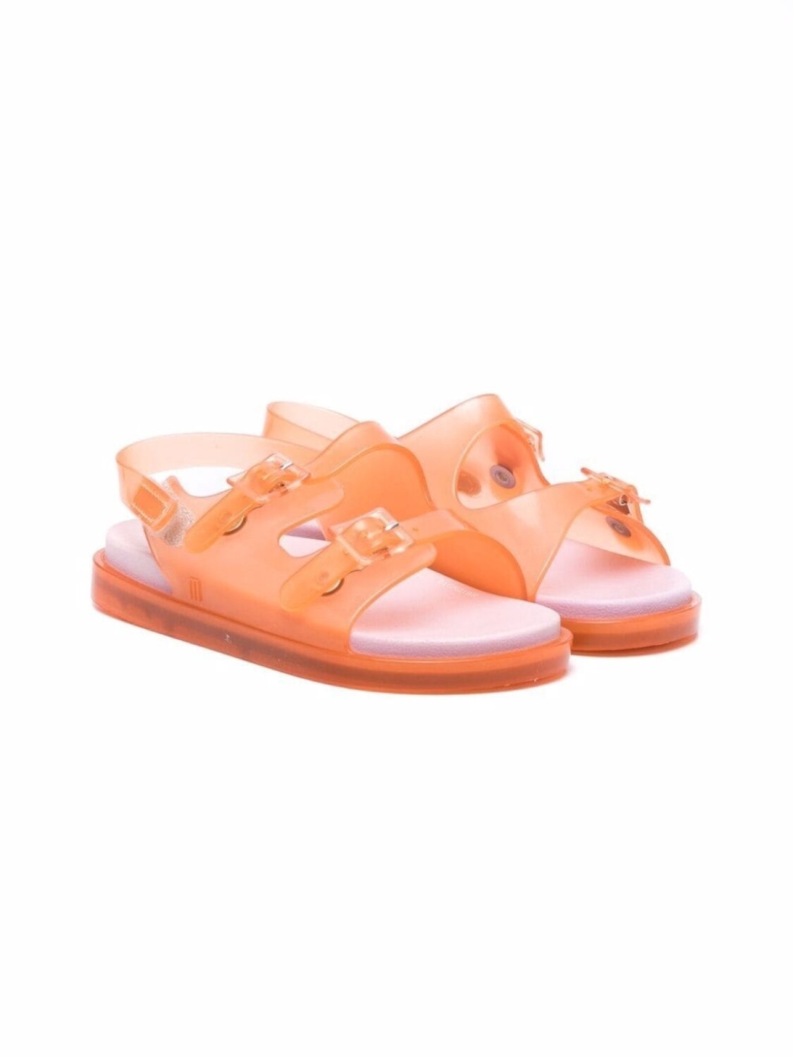 

Mini Melissa сандалии с пряжками, оранжевый