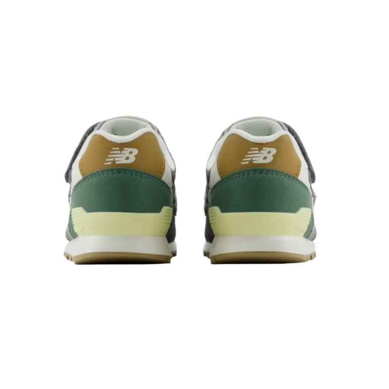 New Balance Повседневная детская обувь – светло-серый/темно-серый/зеленый — фото 3