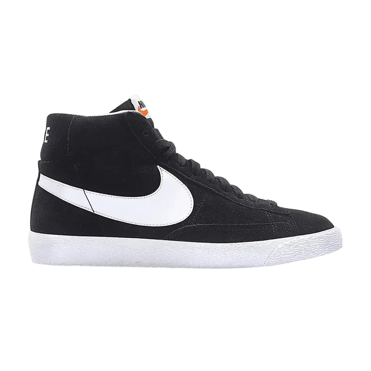 

Кроссовки Nike Blazer Mid PRM 'Black White Gum', черный