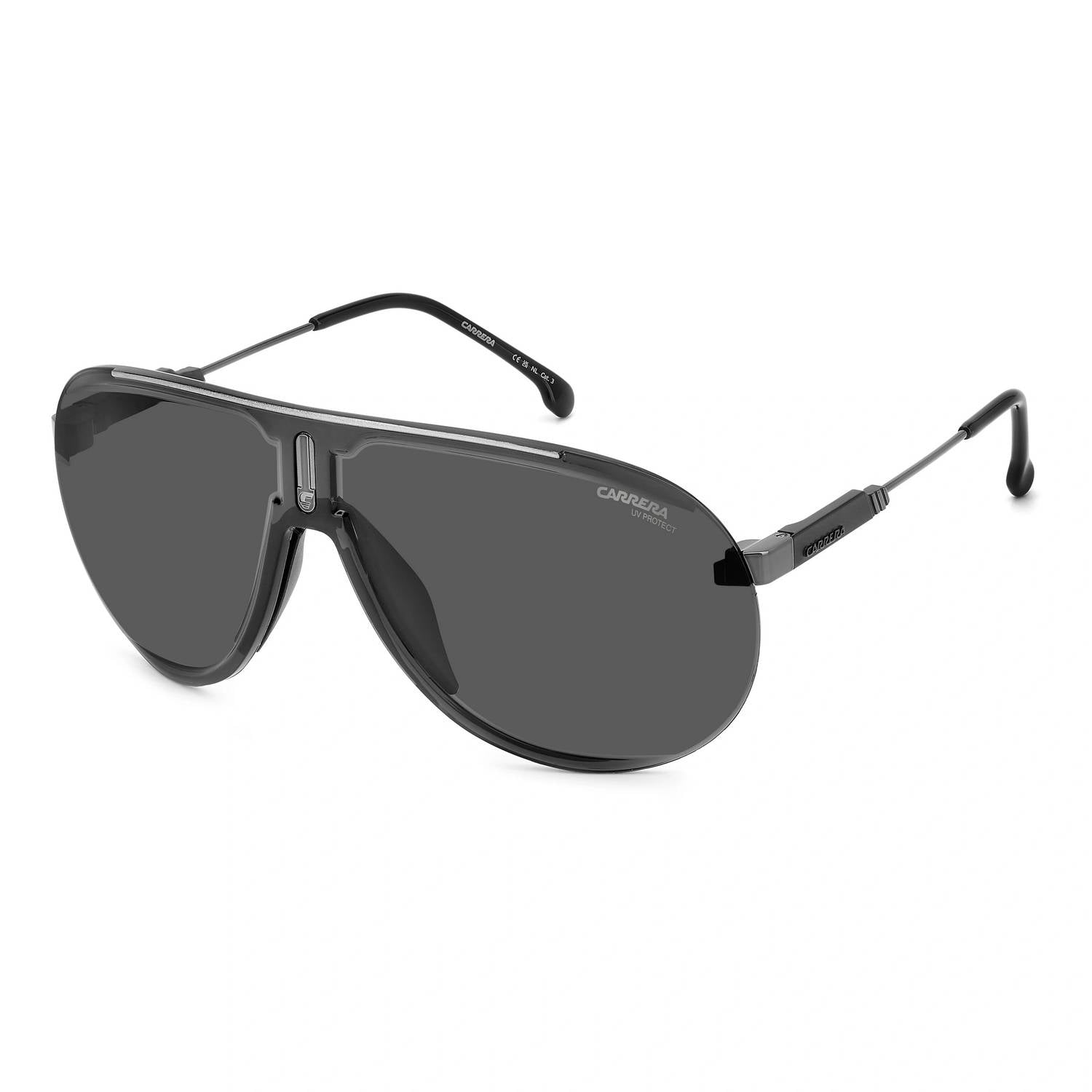 

Солнцезащитные очки Superchampion Unisex в цвете рутений черный / серый Carrera