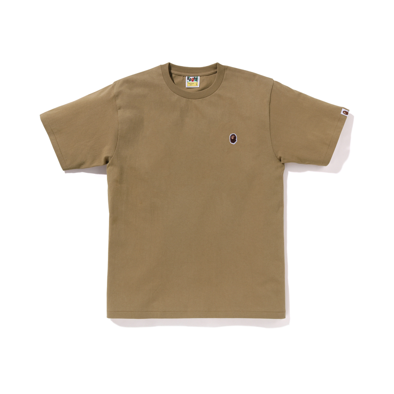 

Футболка Bape Ape Head One Point A BATHING APE, Beige Yellow BGX