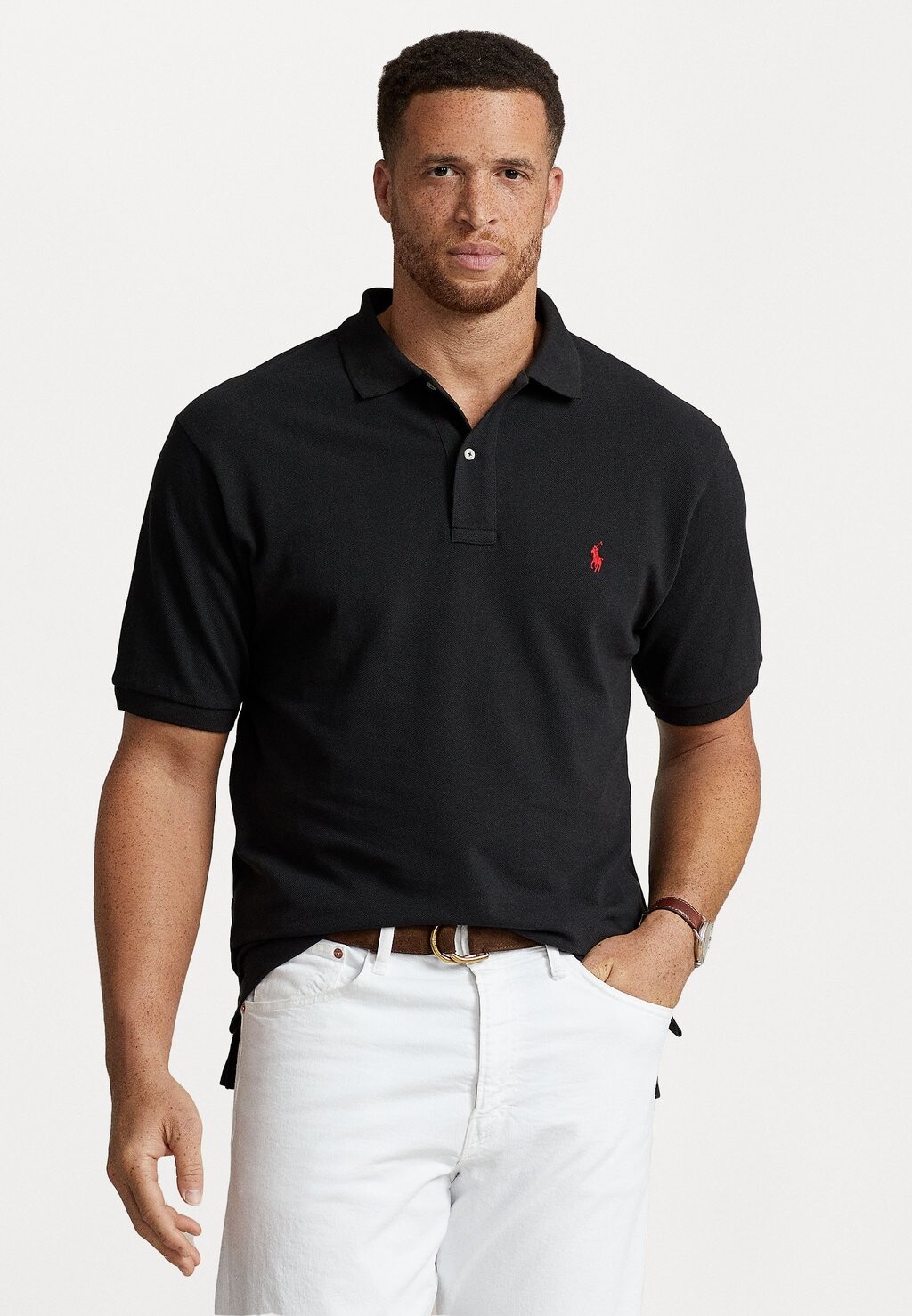 

Поло Classic Fit Polo Ralph Lauren, черный