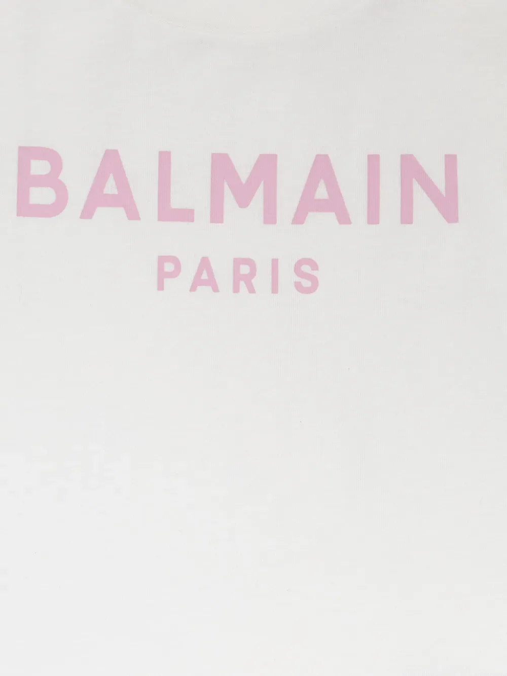 Футболка с короткими рукавами Balmain Kids, белый — фото 3