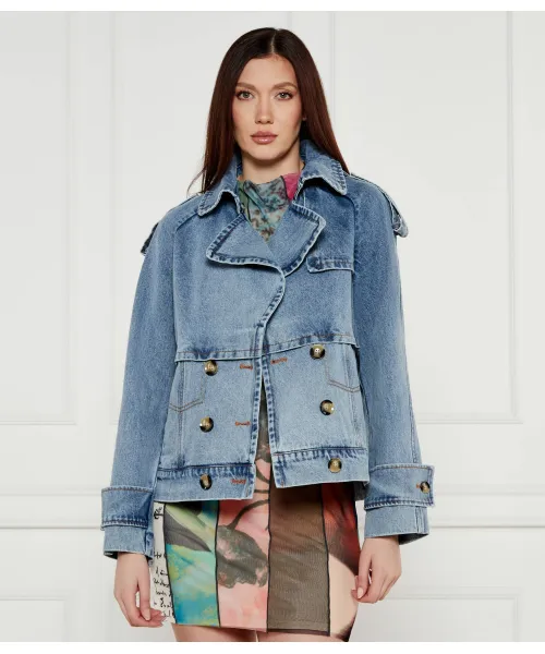 

Джинсовая куртка chaq_ontario Regular fit Desigual, синий