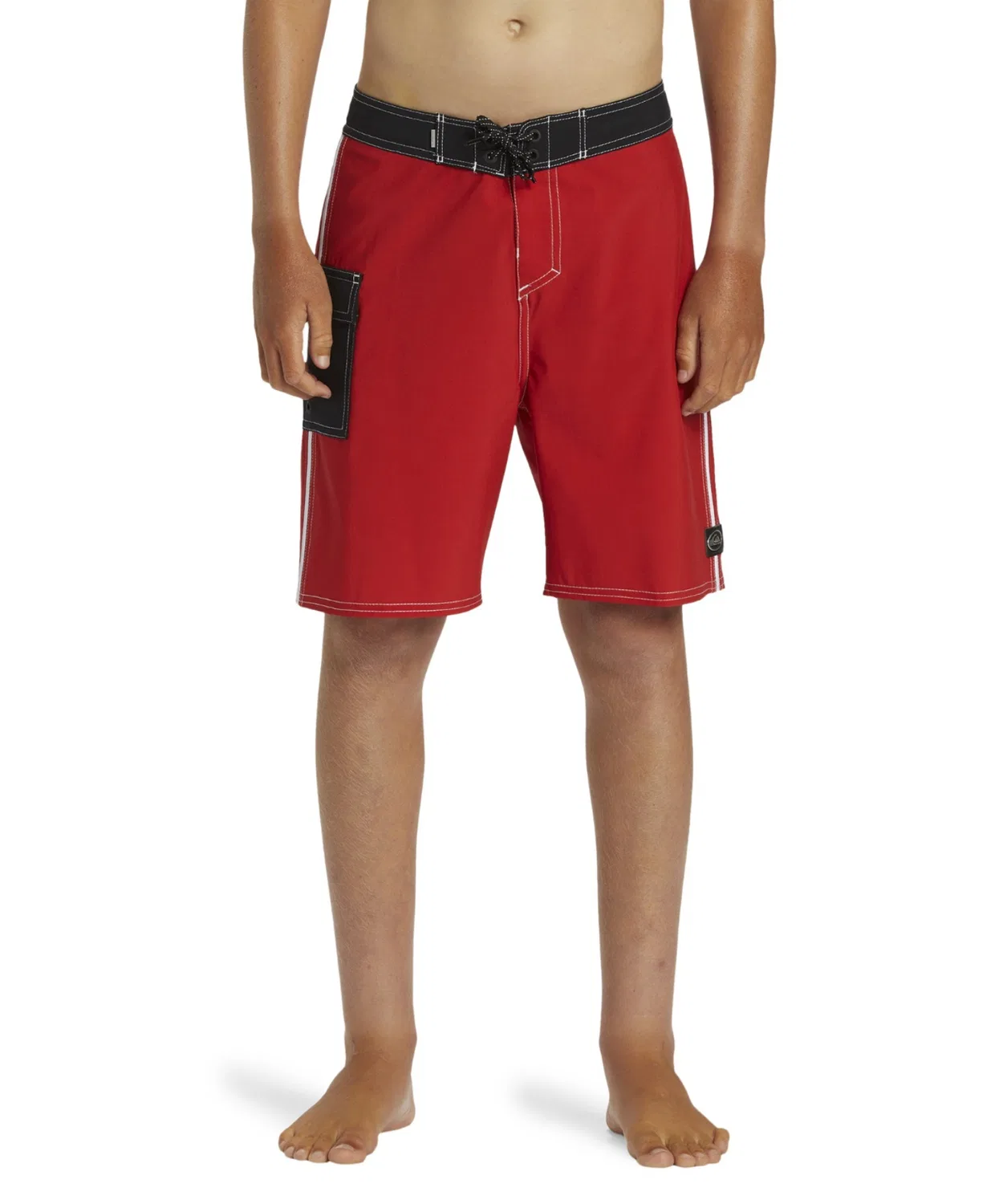Плавки для мальчиков SATURN SOLID YTH 17 Quiksilver, длина 17 дюймов, бордовый