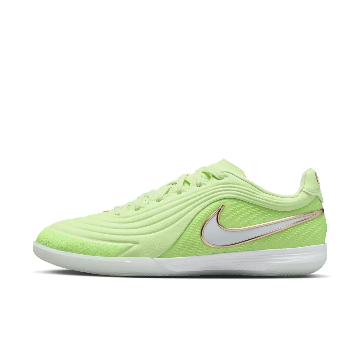 Мужские низкие футбольные бутсы Tiempo Reactgato LE для игры в помещении/на корте Nike, зеленый