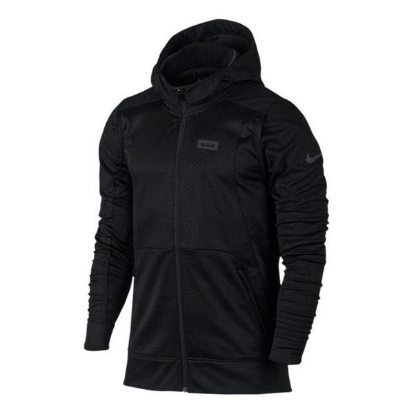 

Куртка men's international zipper full-zip hooded jacket Nike, черный