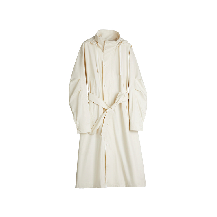 

Тренч для женщин с отстегивающимся капюшоном, тонкий, Others ELLE, бежевый желтый