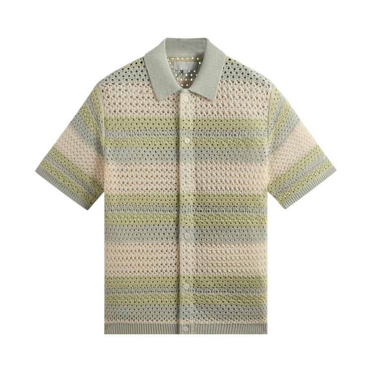 

Рубашка Kith Thompson Crochet Button Down Shirt, разноцветный
