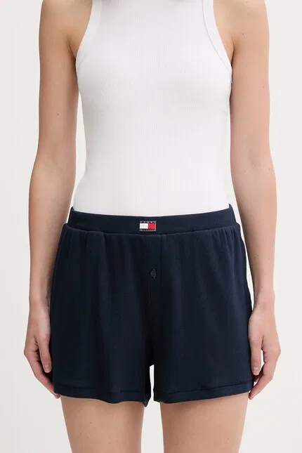 Пижамные шорты из хлопка Tommy Hilfiger, синий