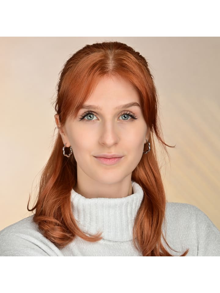 

Adeliás Женские серьги - Серьги-кольца из нержавеющей стали серебристого цвета