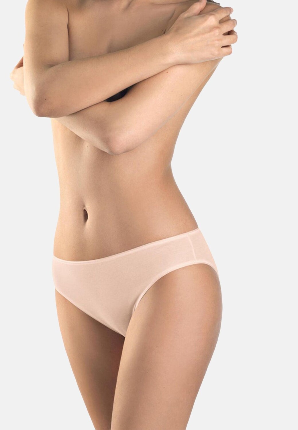 

Трусы-миди из хлопка, бесшовные HANRO, цвет Beige Damen