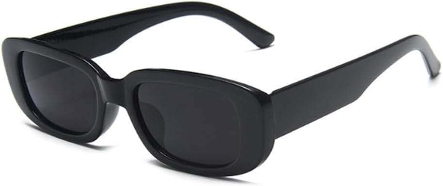 

Солнцезащитные очки в тонкой прямоугольной оправе для женщин и мужчин, разноцветные, с защитой от солнца, для вождения и отдыха на открытом воздухе Weloveushop, Bright Black Gray Flakes