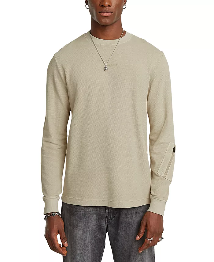 

Мужская футболка с длинным рукавом Relaxed Fit Overdyed G-Star Raw, коричневый/бежевый