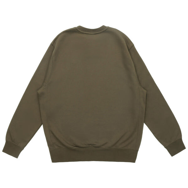 Толстовка Nike Sportswear Club French Terry Logo Sweatshirt 'Olive Khaki', зеленый — фото 2
