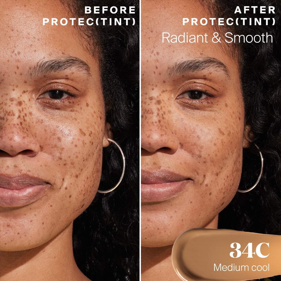 Крем для лица SPF50 SUPERGOOP! Protec(tint) Daily Tint Солнцезащитный тонирующий для кожи с эктоином, /, 34C — фото 4