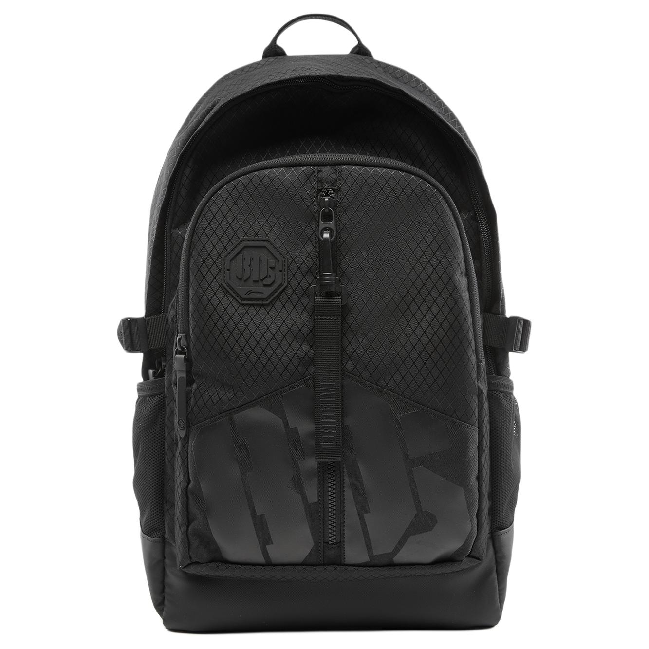 

LINING Чёрный унисекс рюкзак из полиэстера, Black