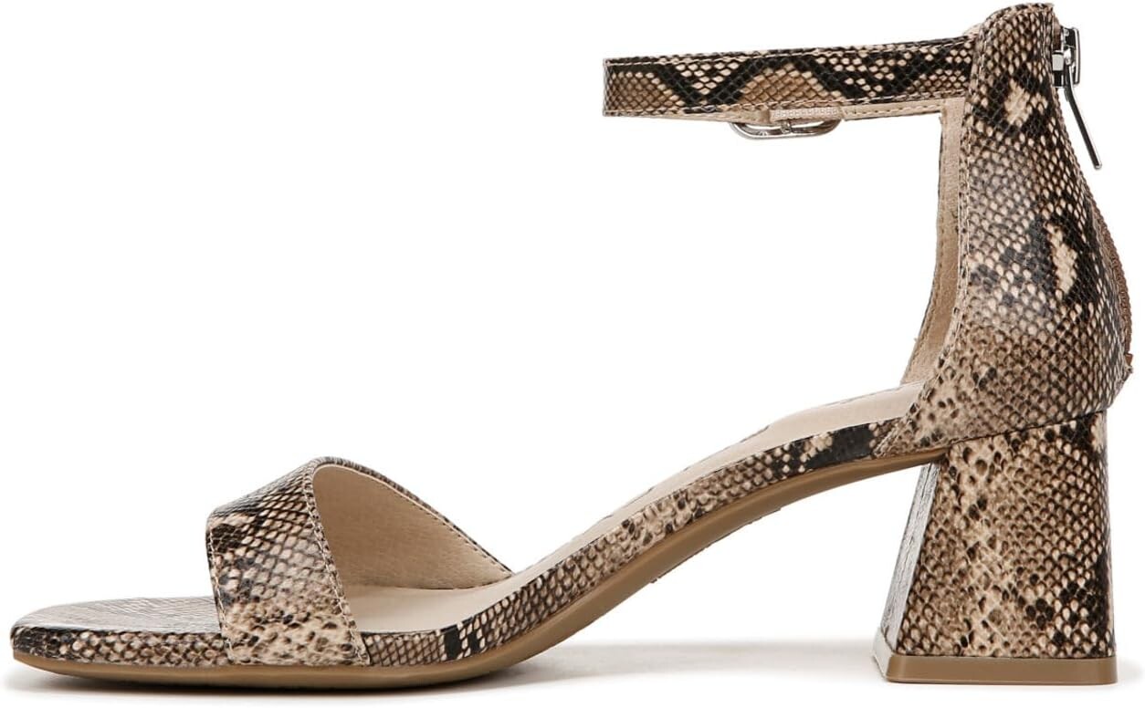 Сандалии LifeStride Cassidy Ankle Strap Dress Sandals, цвет Hazelnut Snake — фото 4