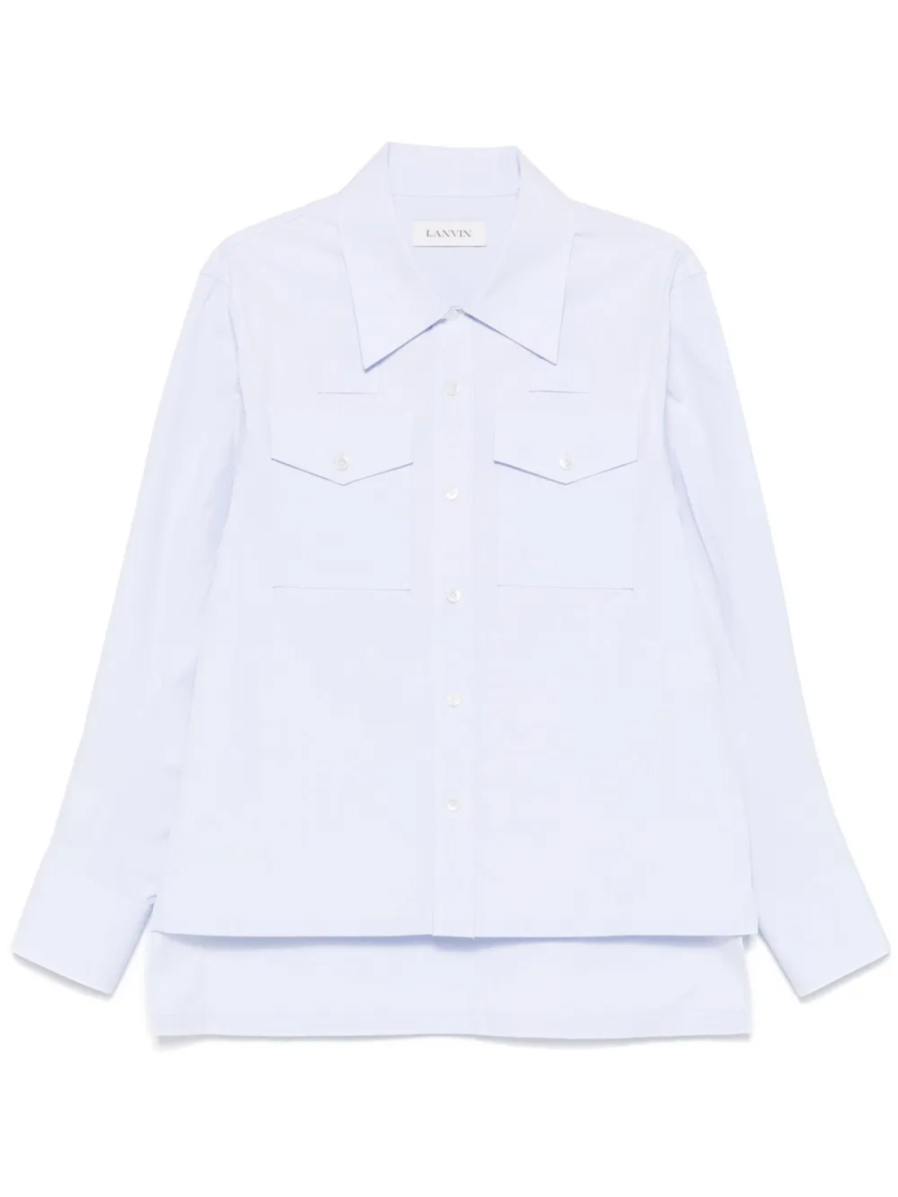 

Lanvin рубашка на пуговицах, синий