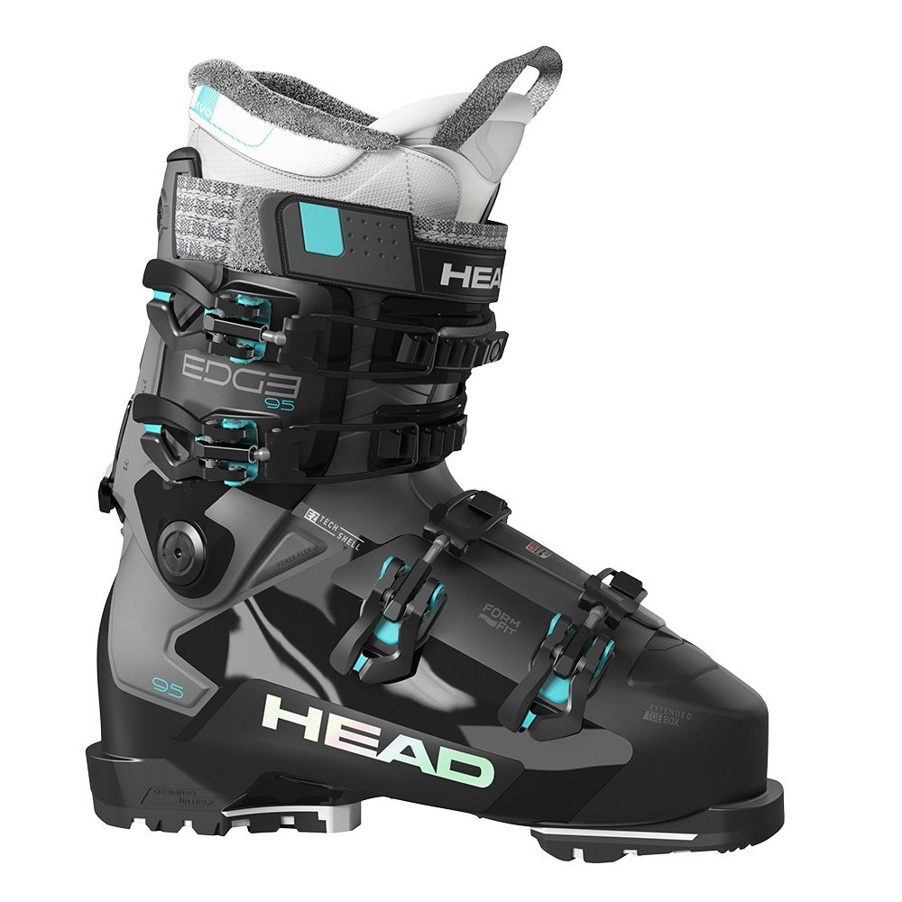 

Горнолыжные ботинки Head Edge 95 HV GW (женские) - зима 2025 года, Black/Turquoise