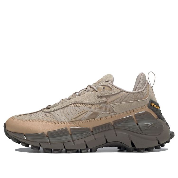 

Беговые кроссовки Reebok Zig Kinetica 2.5 Edge 'Modern Beige Sahara', коричневый