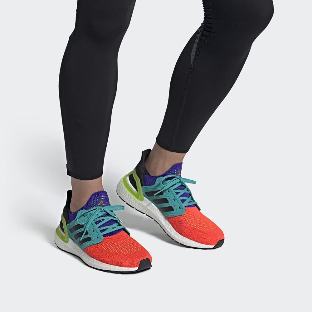 Мужские кроссовки Adidas Ultraboost 20, красный/черный/металлик — фото 2