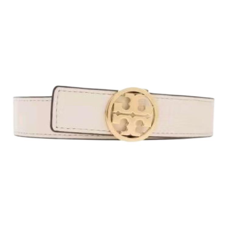 

TORY BURCH Кожаный ремень женский бежевый