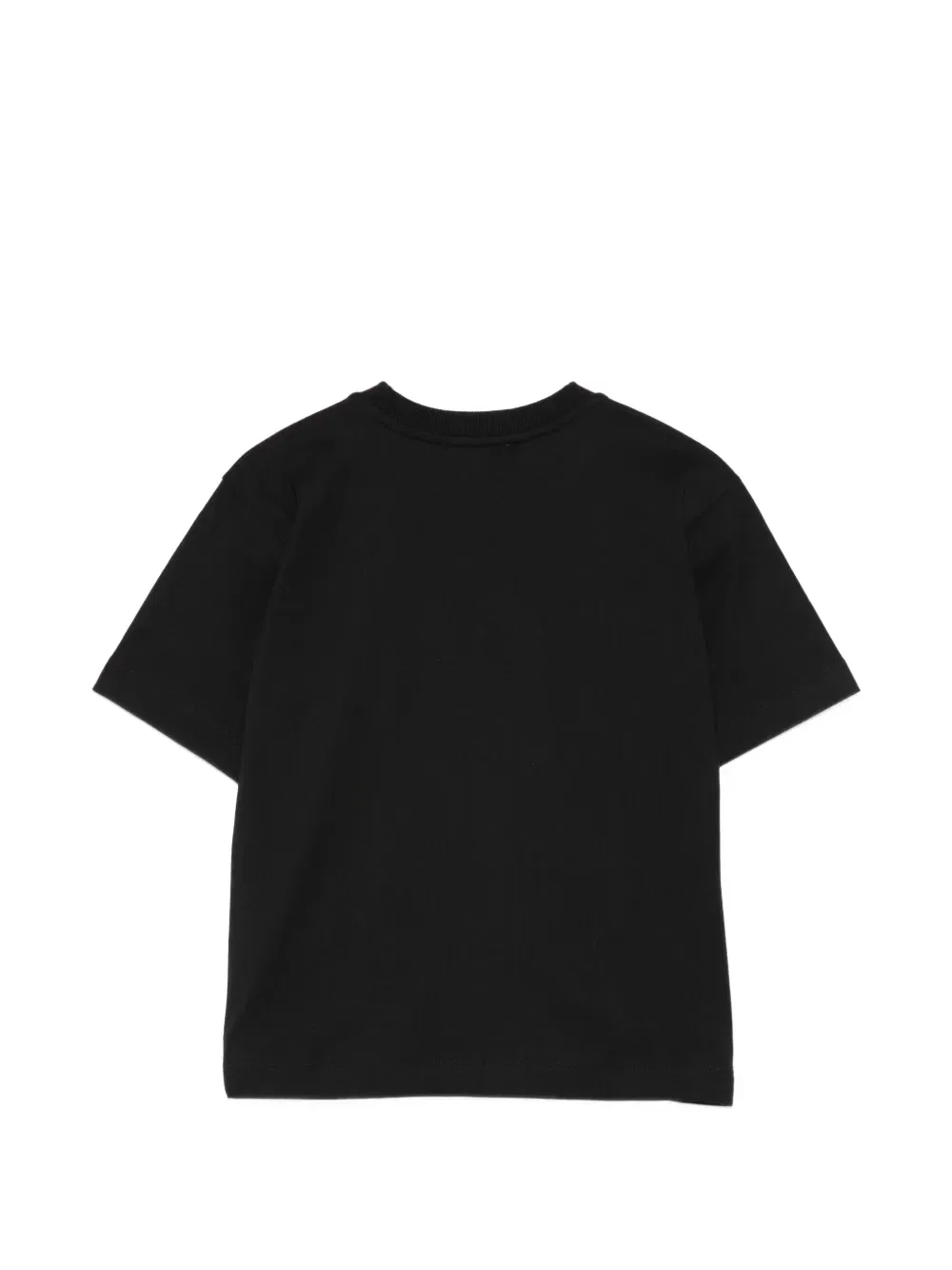 Футболка с медвежьим принтом Moschino Kids, черный — фото 2