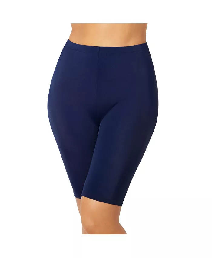 

Женские хлорстойкие длинные велосипедные шорты для плавания Swimsuits for All, синий
