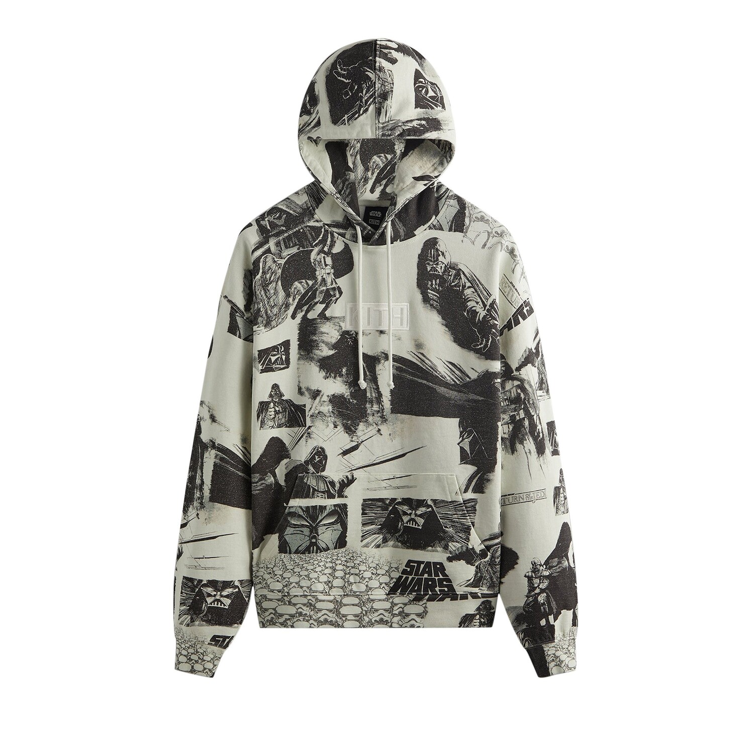 

Толстовка с изображением Дарта Вейдера Kith x Star Wars Вафля