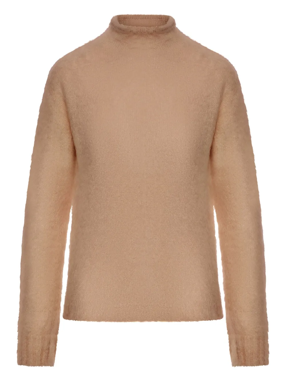 

Свитер с воротником-стойкой Max Mara, коричневый