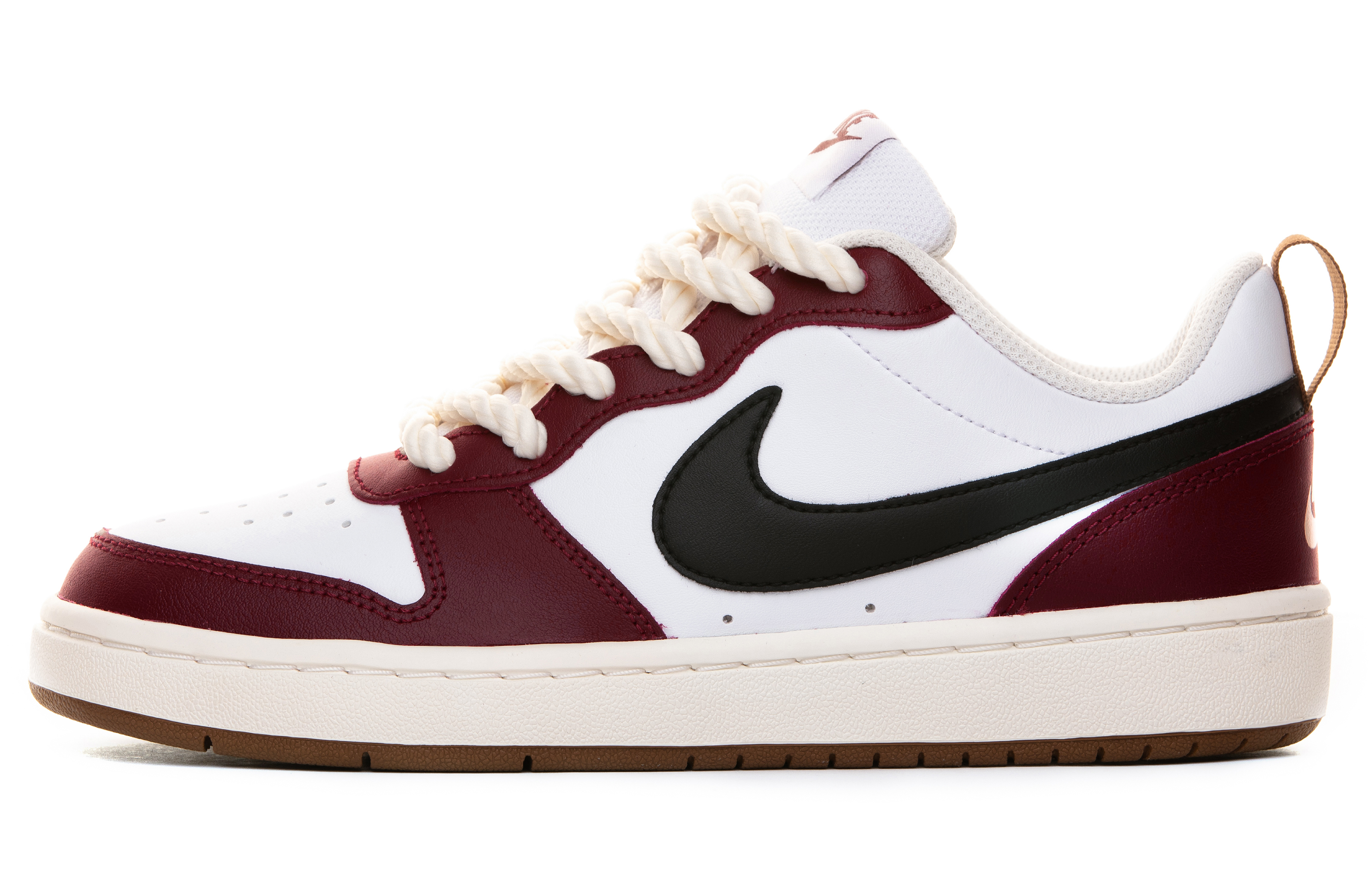 

Кроссовки для скейтбординга Court Borough 2 Court Borough Low2 подростковые Nike, бургундия