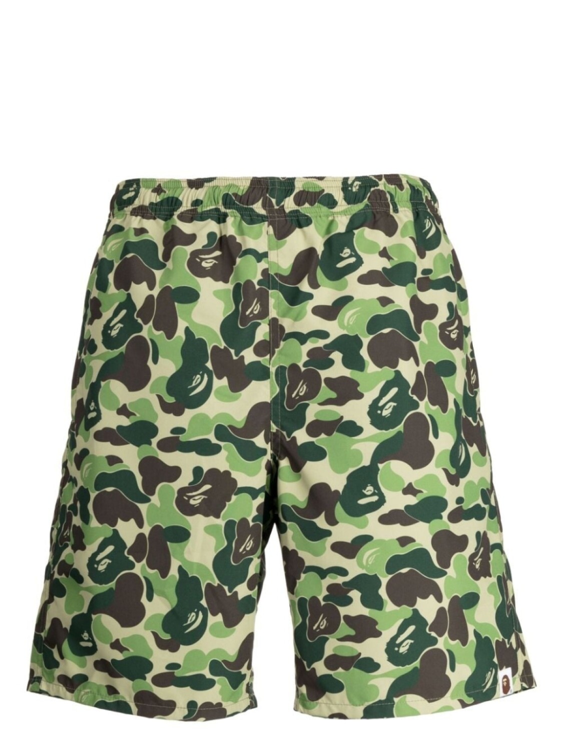 

A Bathing Ape шорты прямого кроя с графичным принтом, зеленый
