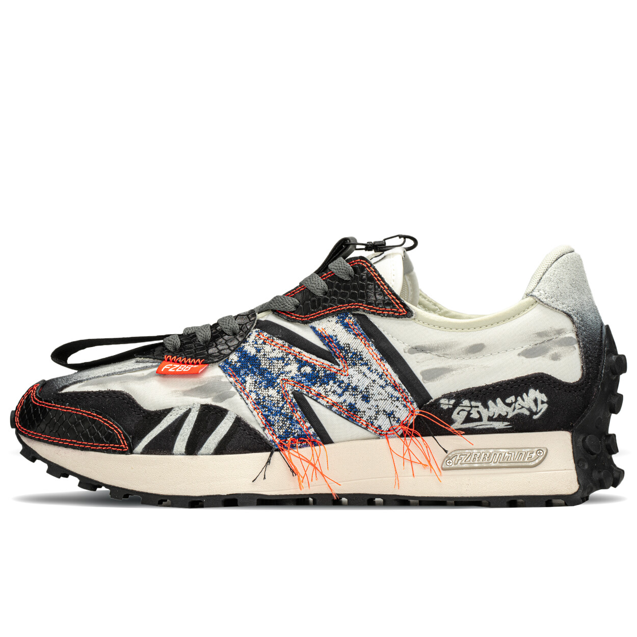 

Кроссовки NB 327 унисекс с низким верхом, цвет синий/серый/черный New Balance