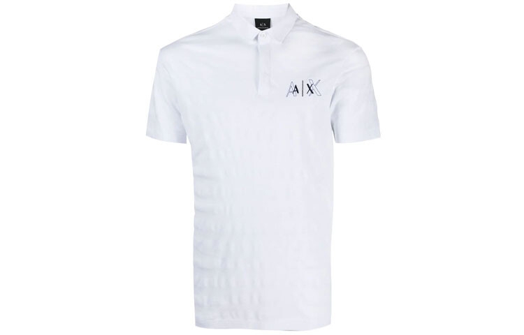 

Рубашка поло мужская белая Armani Exchange, белый