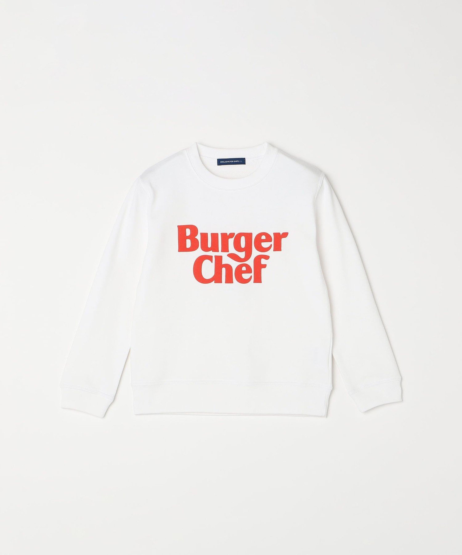Толстовка с логотипом Burger Chef SHIPS any, White — фото 4