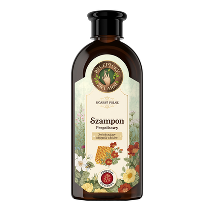 

Освежающий шампунь с цветочным прополисом и крапивой 350 мл Herbalist Recipes