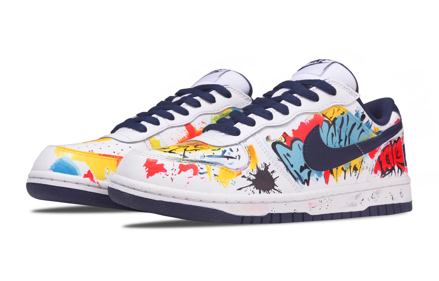 Кроссовки для скейтбординга Big Low top мужские Nike, мультиколор — фото 4
