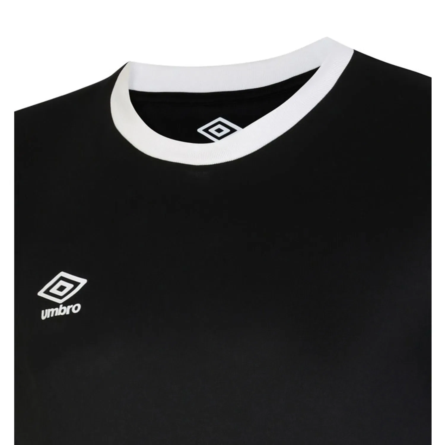 Футболка тренировочная с контрастными рукавами Umbro, черный — фото 3
