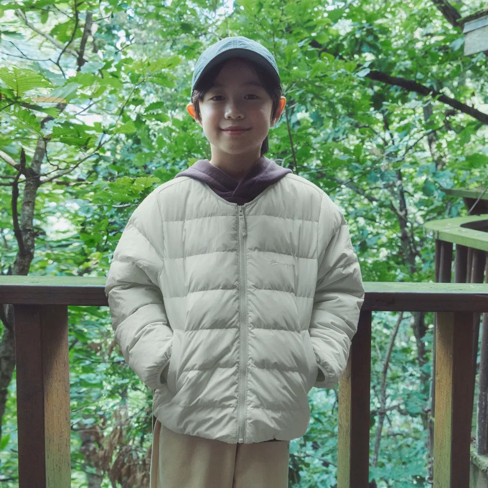 Детская худи с графическим принтом, коричневая, от Snowpeak Apparel Kids — фото 2