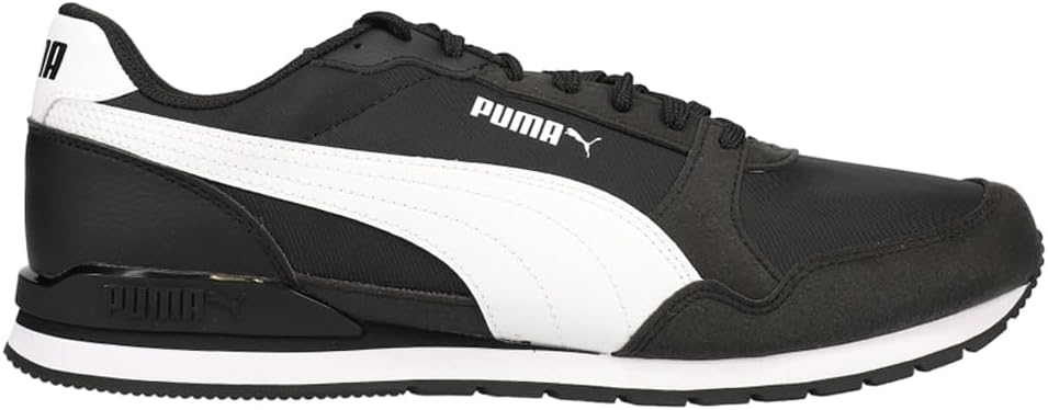 

Мужские кроссовки PUMA ST Runner V3 Nylon с шнуровкой, повседневные- черные