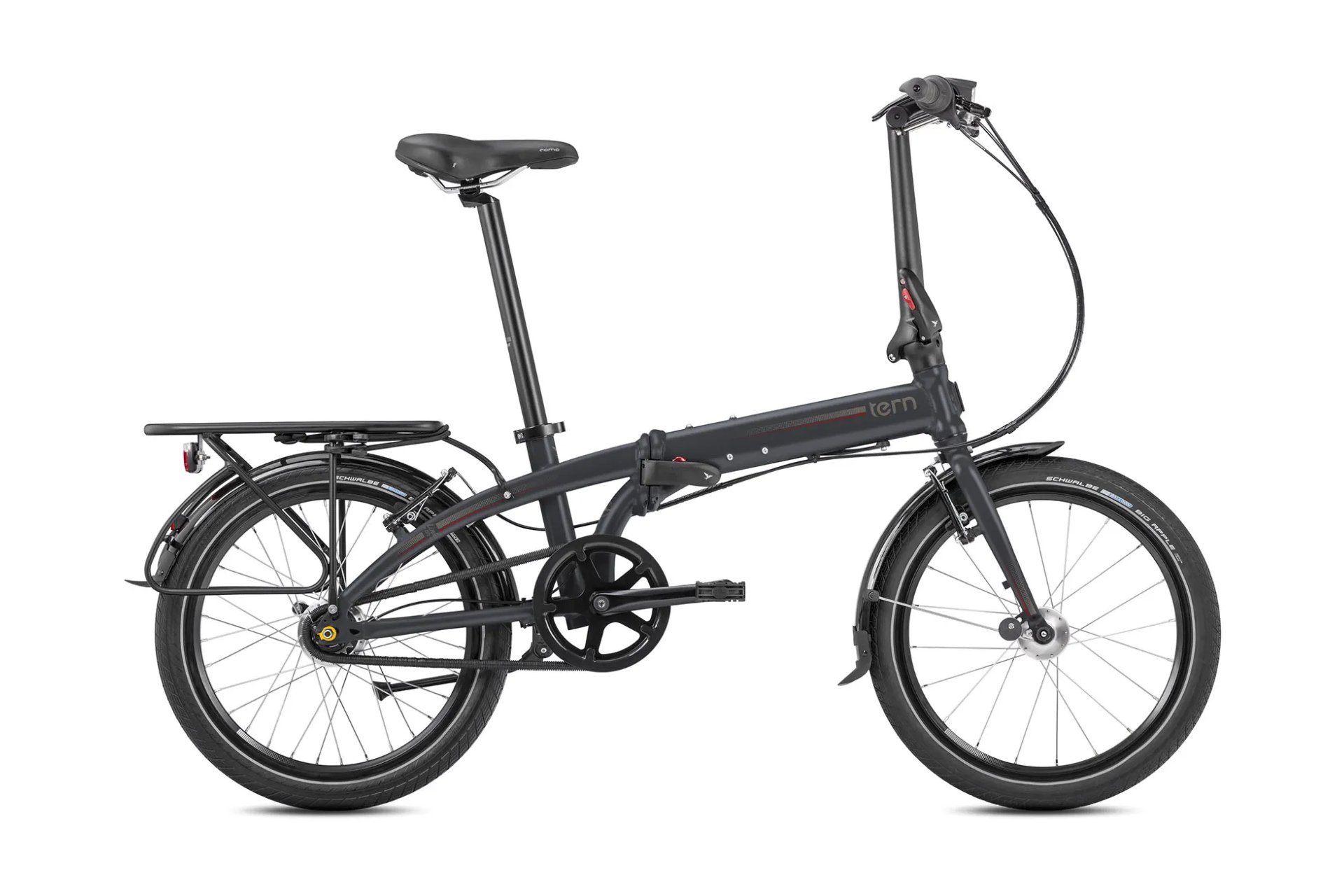 

Городской велосипед Tern Link d7i - 20 дюймов - faltrahmen, grau | satin steel grey/pistachio