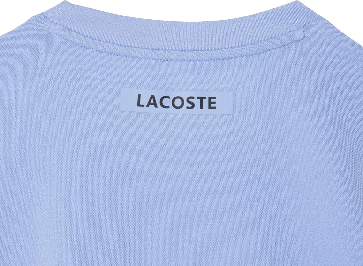 Мужская спортивная теннисная футболка Lacoste Ultra-Dry с принтом, Delphinium — фото 3