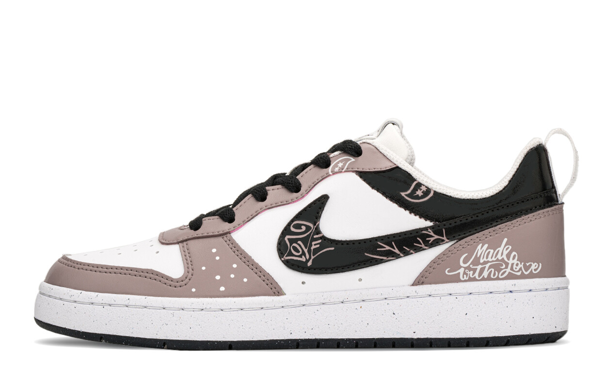 

Женские кроссовки для скейтбординга Nike Court Borough Low, Pink/ Black