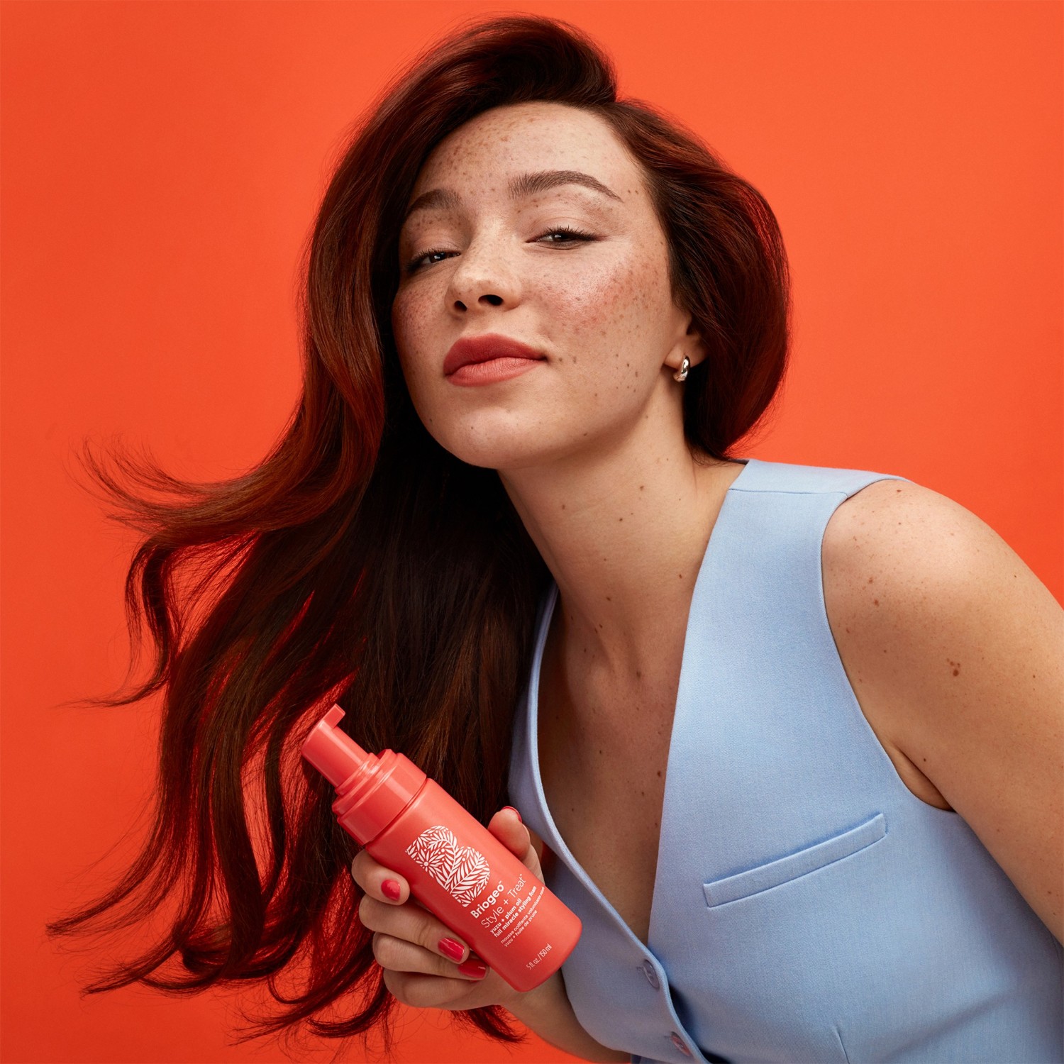Мусс для волос style + treat yuzu + pflaumenöl full miracle styling-schaum Briogeo, объем 150 мл — фото 3