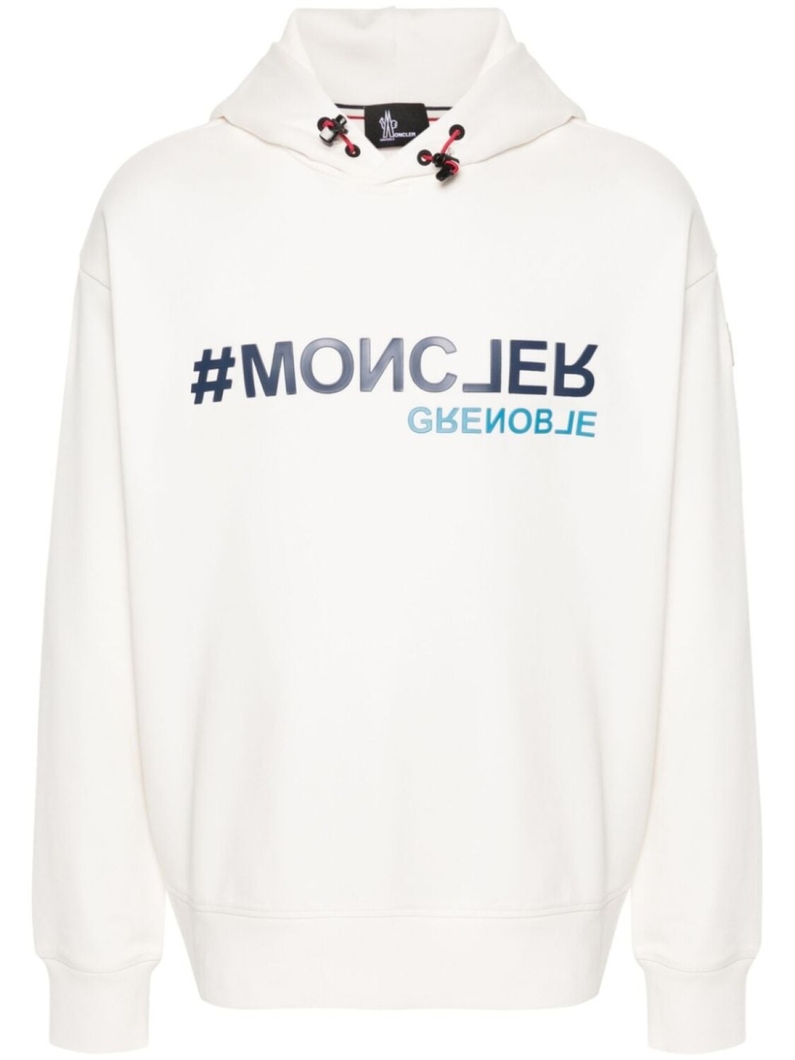 

Moncler Grenoble худи с логотипом, белый